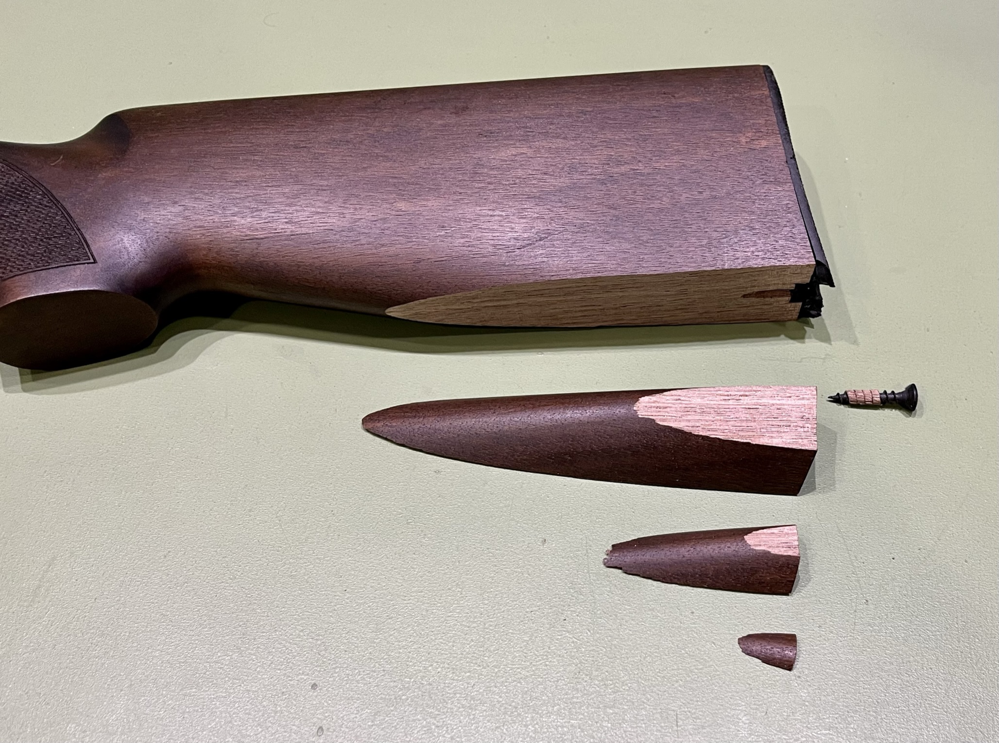 Réparation crosse fusil Fair - Arras armurerie